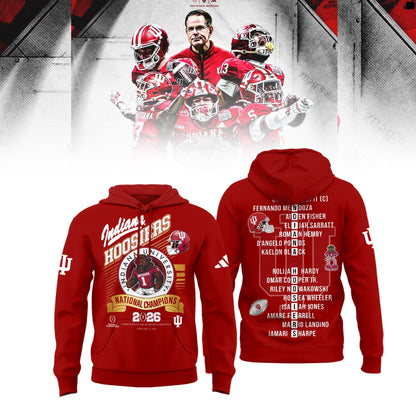 Indiana Hoosiers National Champions 2025/26 Hoodie