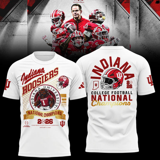 Indiana Hoosiers National Champions 2025/26 T-Shirt