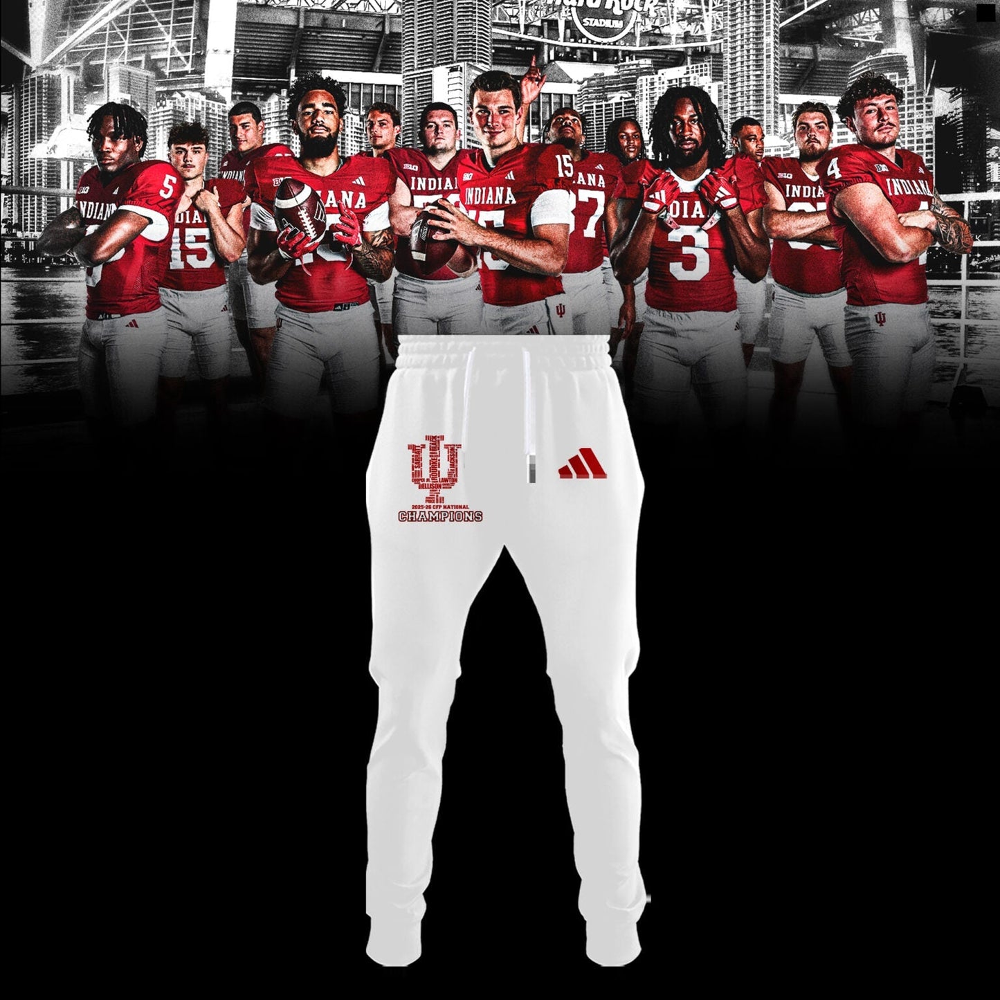 Indiana Hoosiers National Champions 2025/26 Hoodie