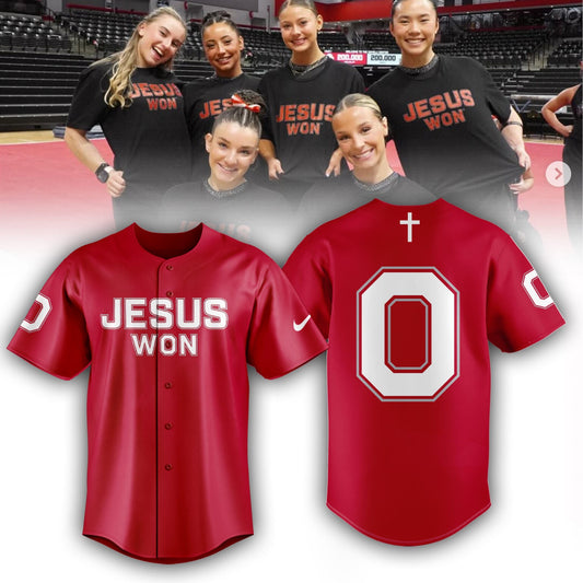 Jesus Won Ohio State Buckeyes Limited Edition Jersey