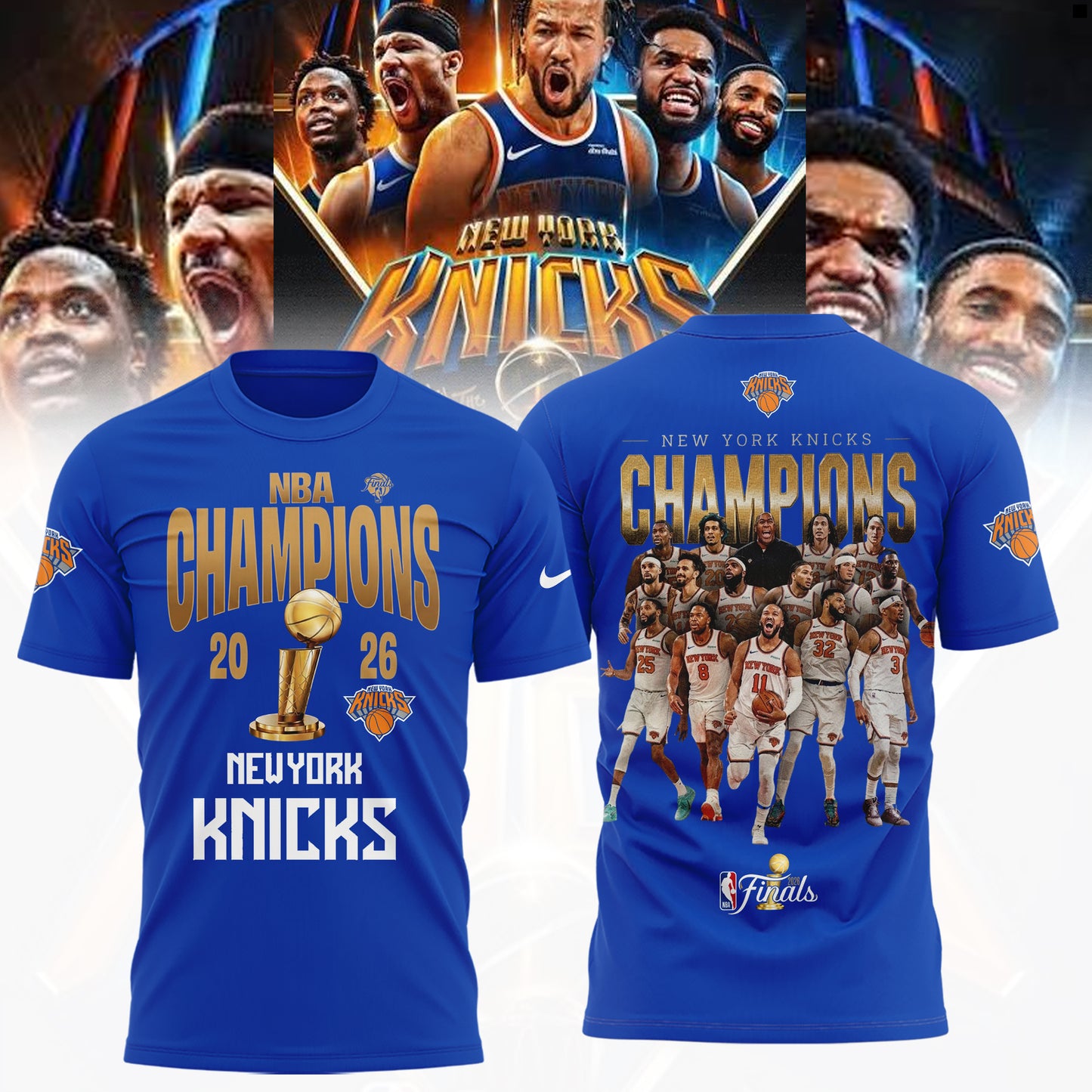 New York Knicks 2026 NBA Finals Champions T-Shirt