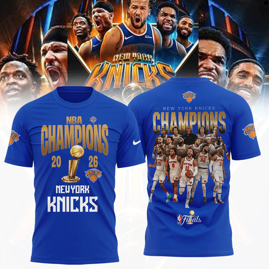 New York Knicks 2026 NBA Finals Champions T-Shirt