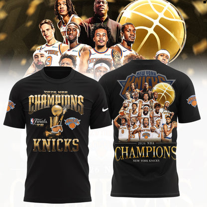 New York Knicks 2026 NBA Finals Champions T-Shirt