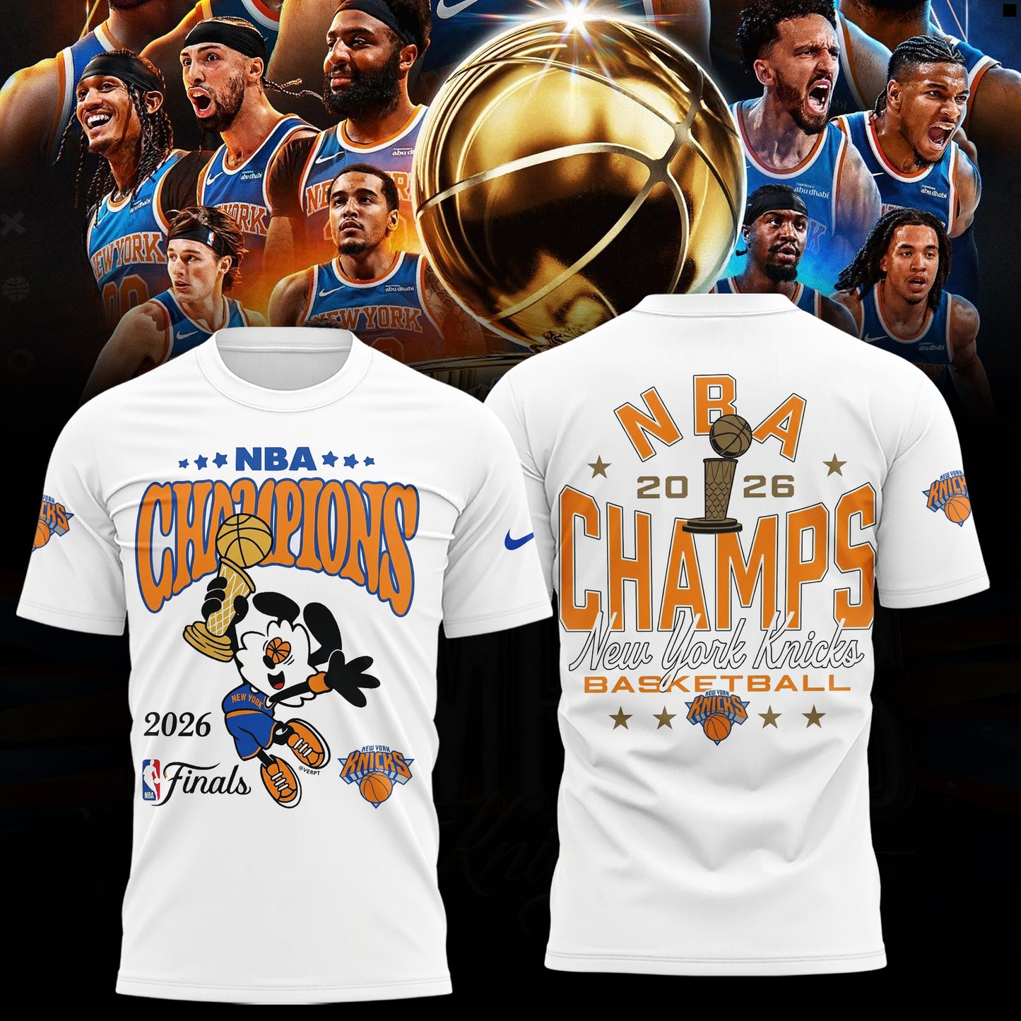 New York Knicks NBA Finals Champs Locker Room T-Shirt