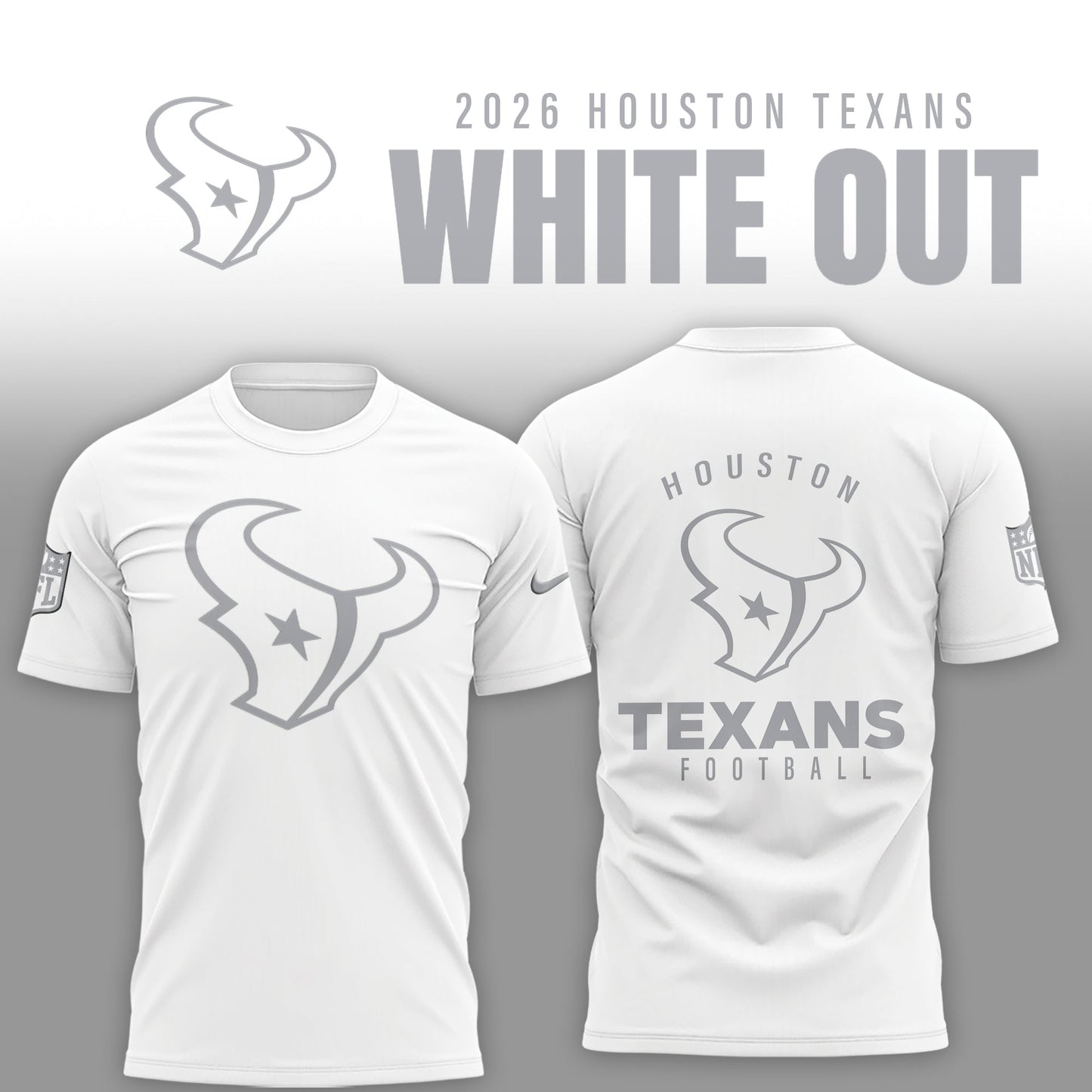 Houston Texans 2026 White Out Limited Edition Shirt