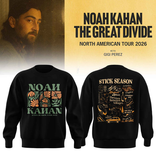 Noah Kahan “ The Great Divide Tour Merch Limited Sweater