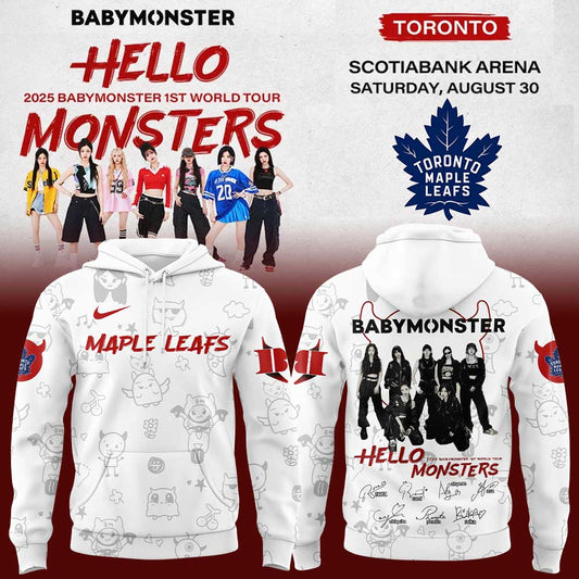 Limited Edition BABYMONSTER 1ST WORLD TOUR 2025 x Leafs Signature Hoodie