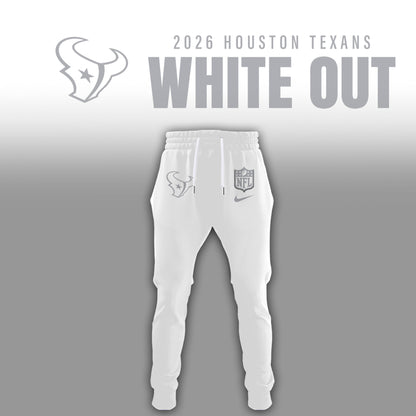 Houston Texans Bold White New Special Edition Hoodie