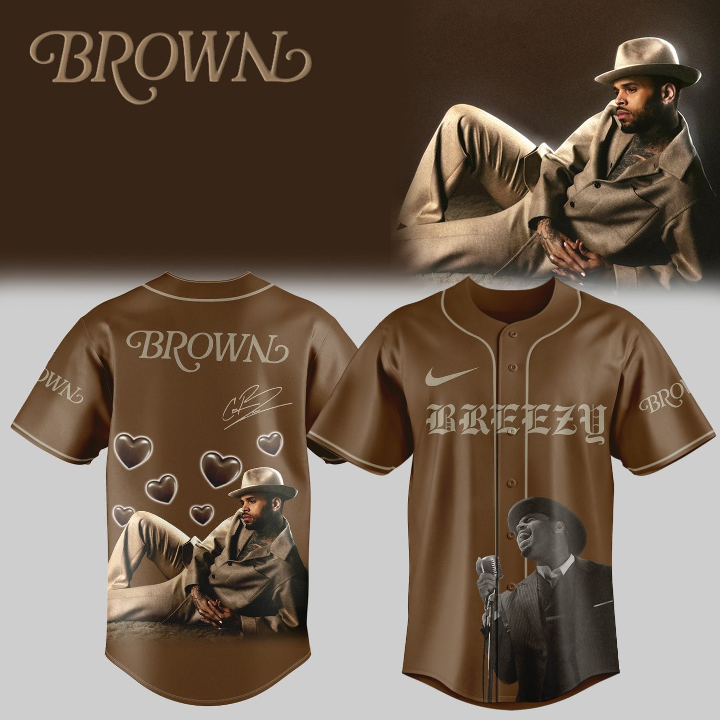 CHRIS BROWN’S BROWN ALBUM Limited Edition Jersey
