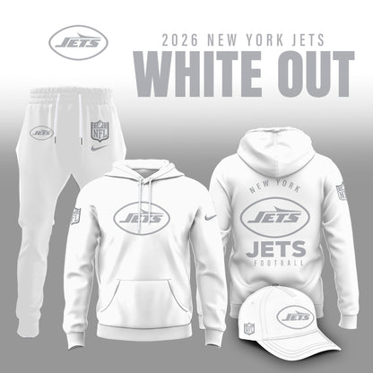 New York Jets 2026 White Out Limited Edition Hoodie