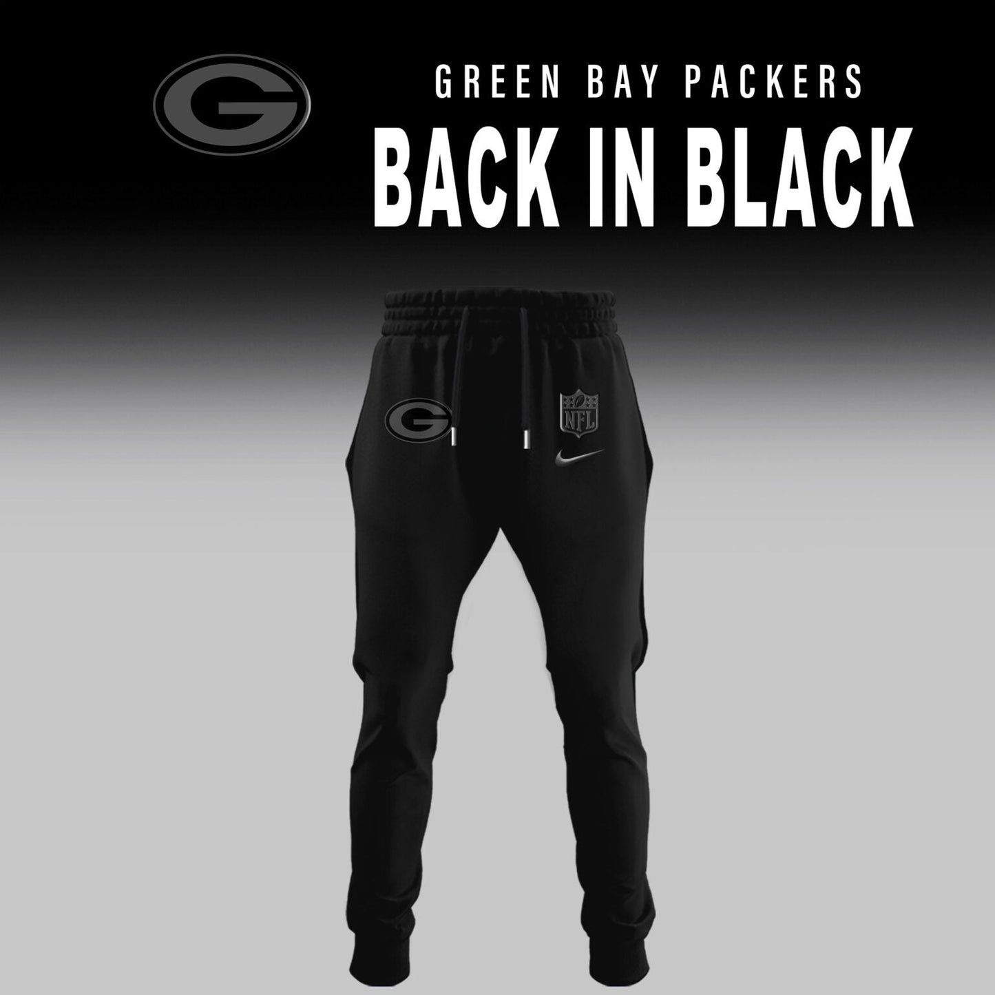 Green Bay Packers 2025 Back In Black Limited Edition Combo Hoodie