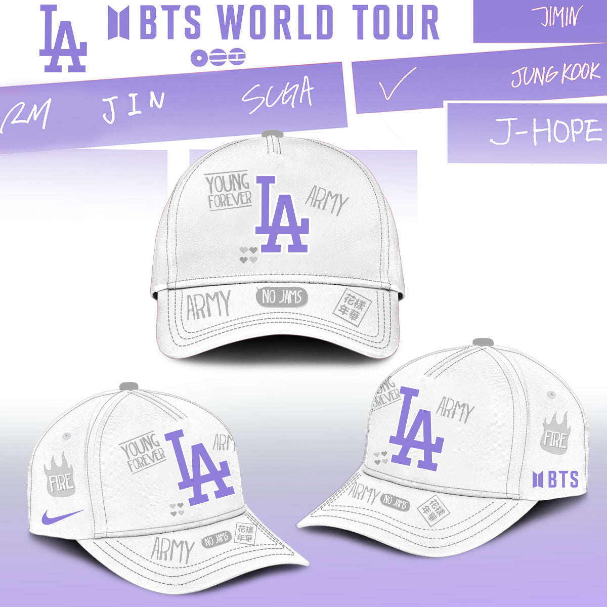 MLB All Team X BTS COMEBACK & WORLD TOUR 2026 Limited Edition “ Jersey