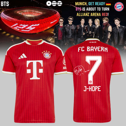 BTS WORLD TOUR ‘ARIRANG’ x FC Bayern München Special presents for a special team! Jersey