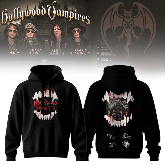 Hollywood Vampires World Tour 2026 Signed – Hoodie