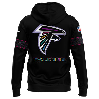 Atlanta Falcons Black 2025 NFL Crucial Catch Limited Edition Hoodie