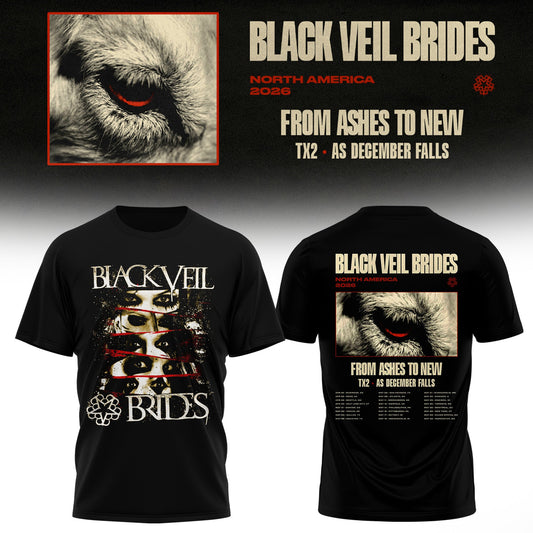 Black Veil Brides “ From Ashes To New Tour (North America 2026) Limited Tshirt