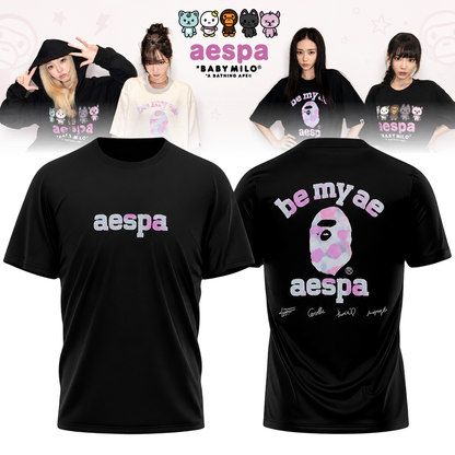 🖤🐰 AESPA x BAPE Limited Edition Shirt