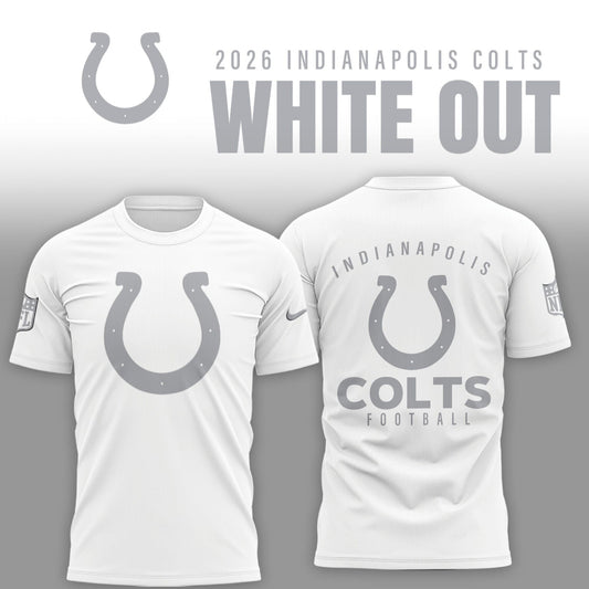 Indianapolis Colts 2026 White Out Limited Edition Shirt
