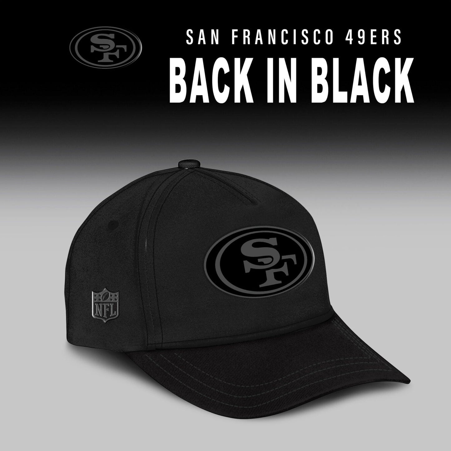 San Francisco 49ers 2025 Back In Black Limited Edition Combo TShirt