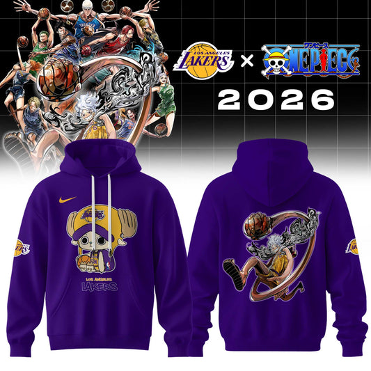 Los Angeles Lakers x One Piece 2026 Uniform
