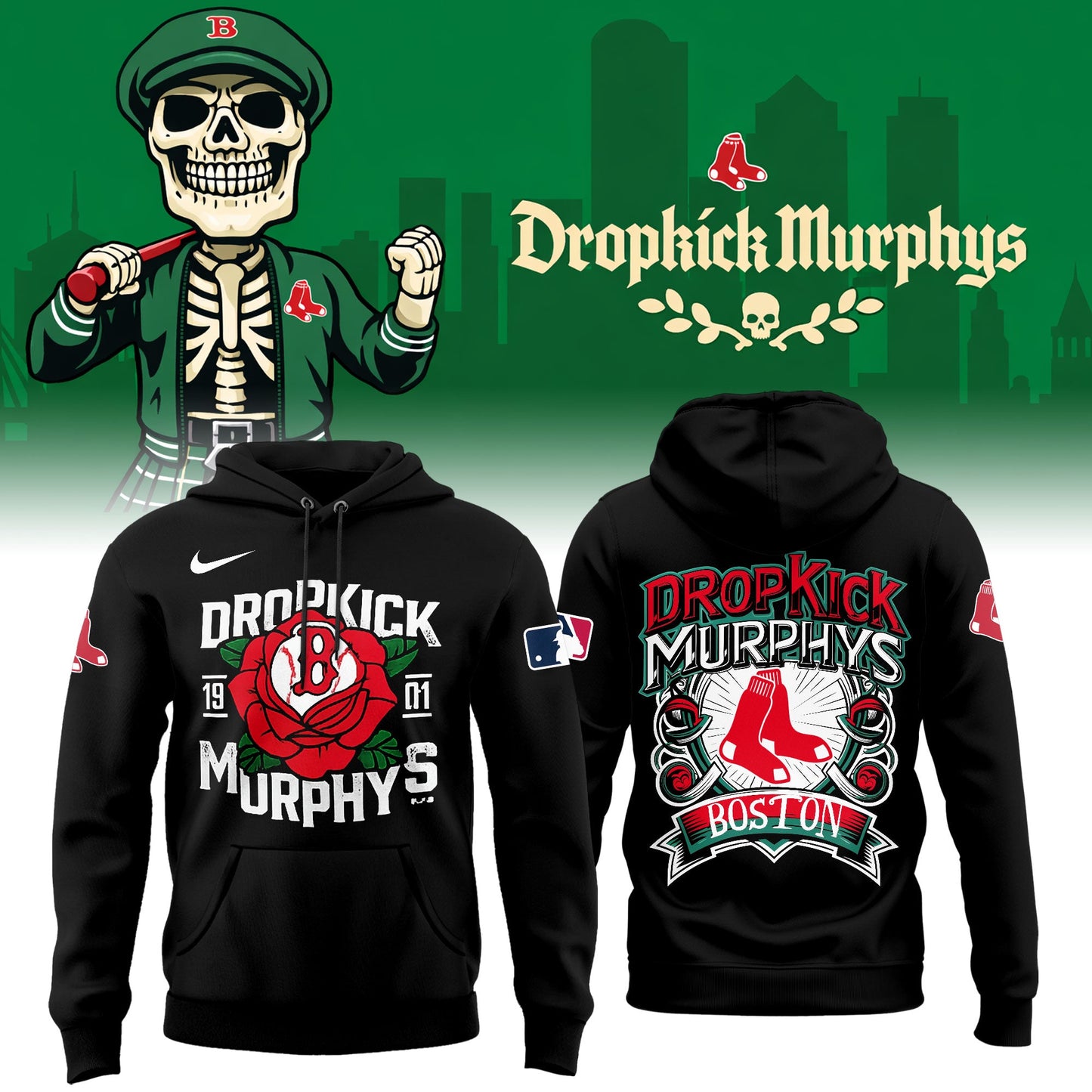 Boston Red Sox x Dropkick Murphys Night 2025 Hoodie