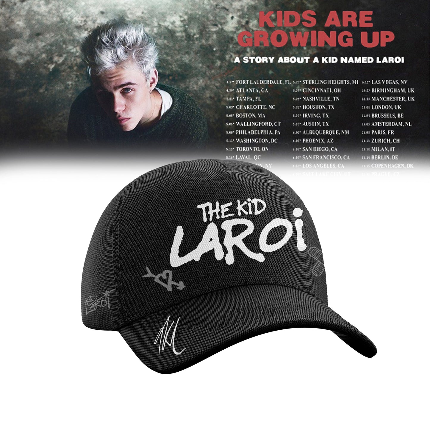 THE KID LAROI TOUR MERCH 2026 HOODIES ARE HERE ðŸ’”ðŸ”¥