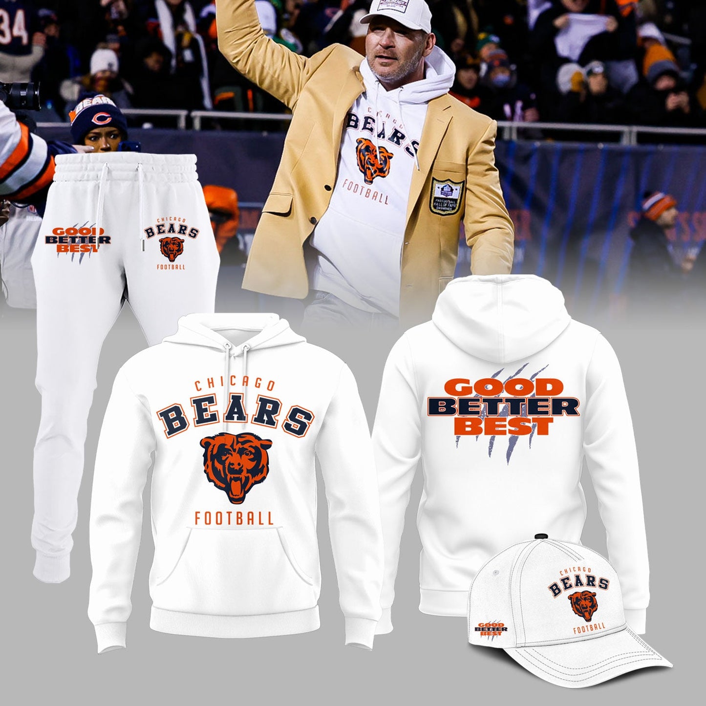 Chicago Bears 2026 Limited Edition Combo Hoodie