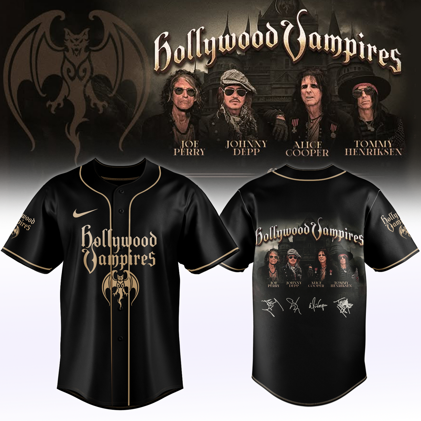 Hollywood Vampires World Tour 2026 Signed – Jersey