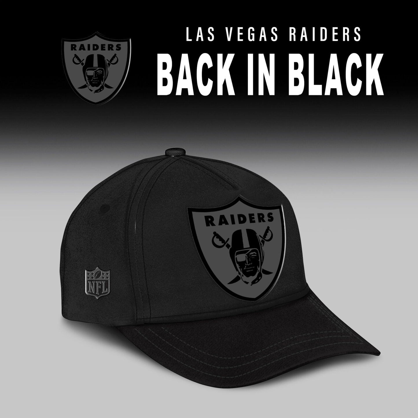 Las Vegas Raiders 2025 Back In Black Limited Edition Combo Hoodie