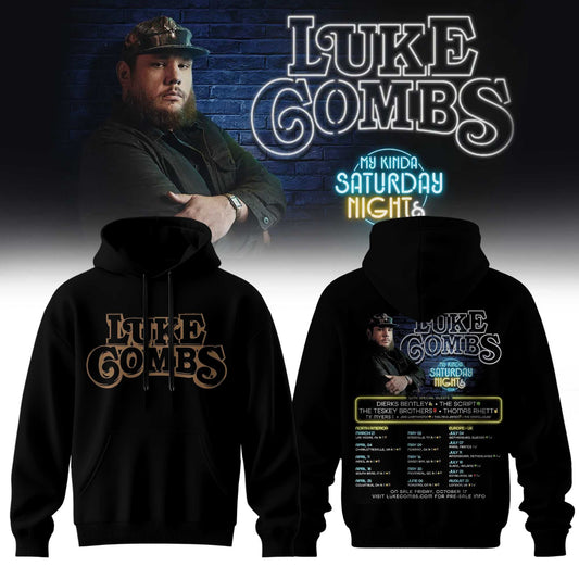 LUKE COMBS: MY KINDA SATURDAY NIGHT TOUR� HOODIE LIMITED