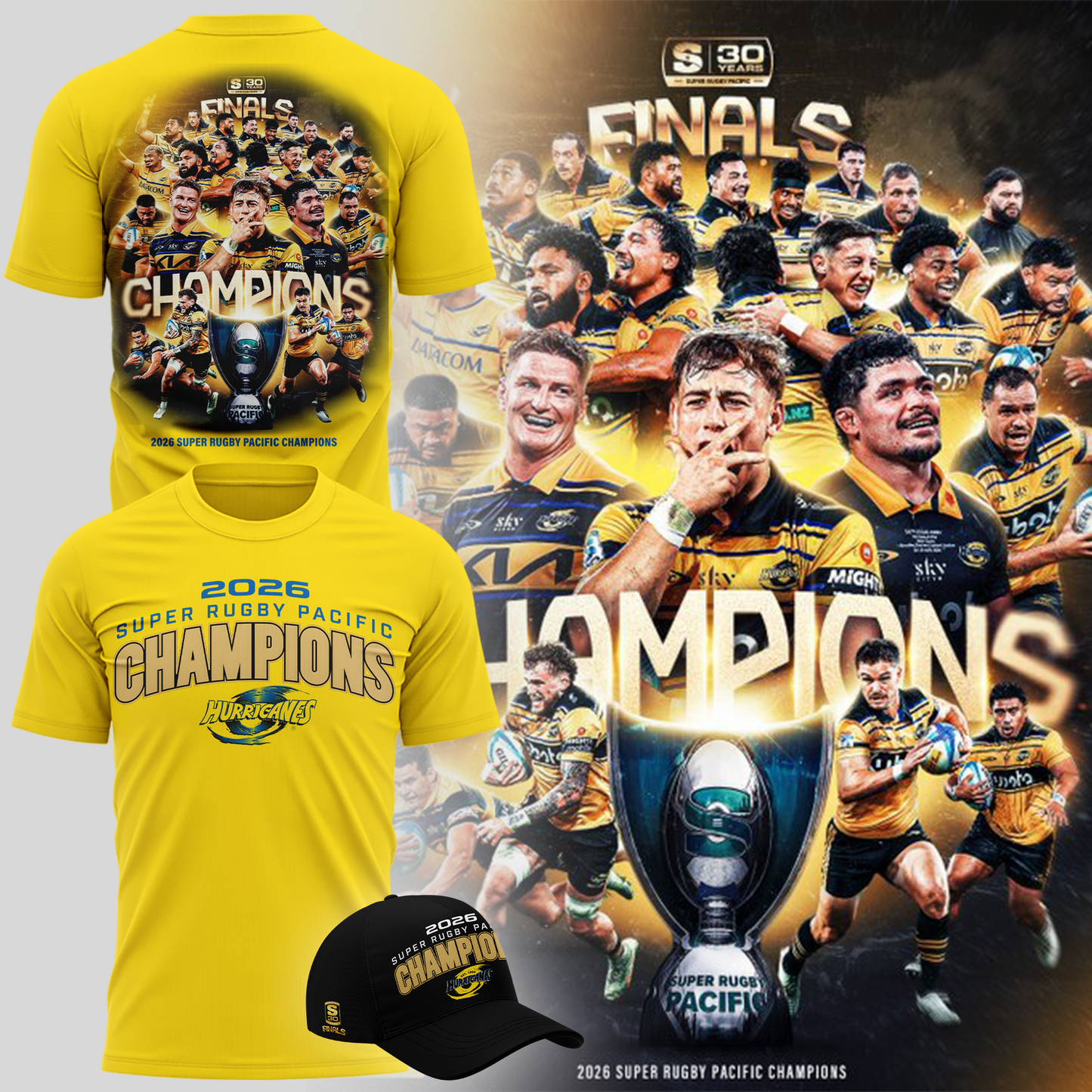 Hurricanes Rugby Super Rugby Pacific Champions for 2026 T-shirt