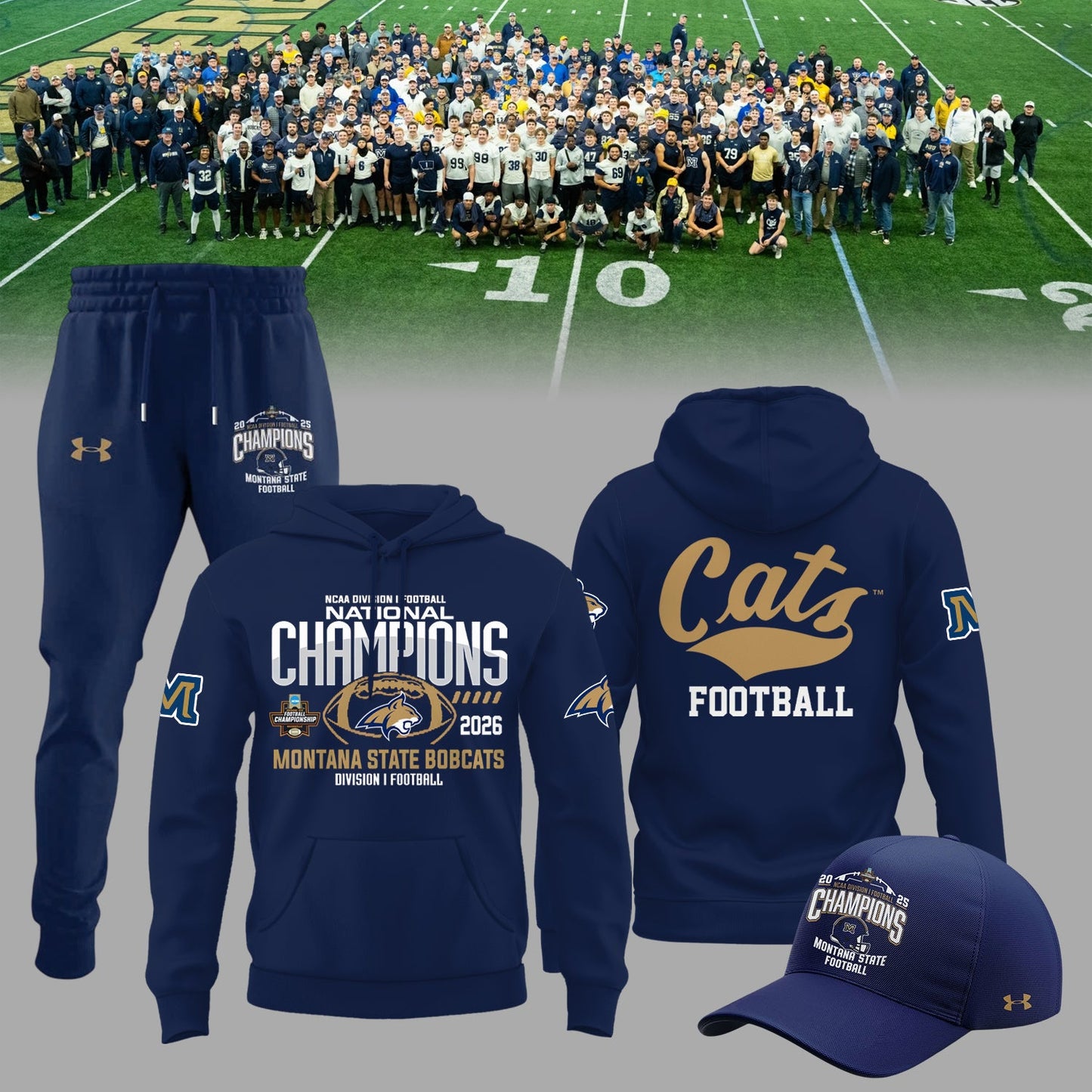 Limited Edition MSU Champions 2026 FCS Hoodie