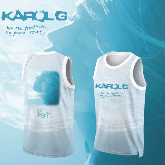 KaRol G Album “NO ME ARREPIENTO DE SENTIR TANTO” 🩵 – Jersey