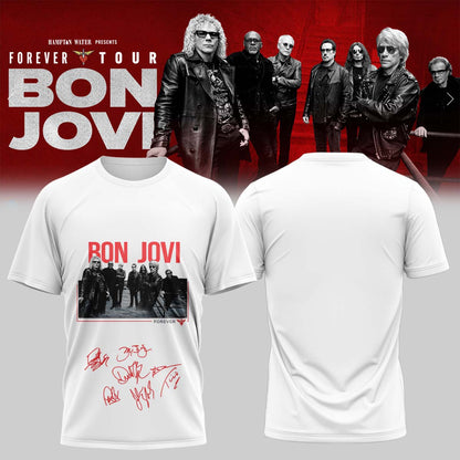 BON JOVI “Forever Tour” Signature Collection Limited Edition – T-shirt