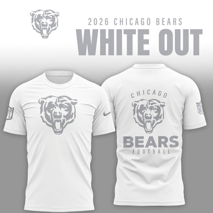 Chicago Bears 2026 White Out Limited Edition Shirt