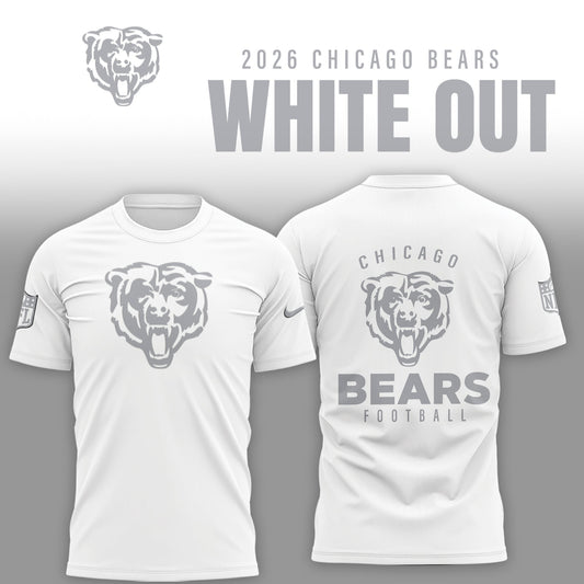 Chicago Bears 2026 White Out Limited Edition Shirt