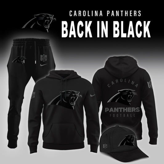 Carolina Panthers 2025 Back In Black Limited Edition Combo Hoodie
