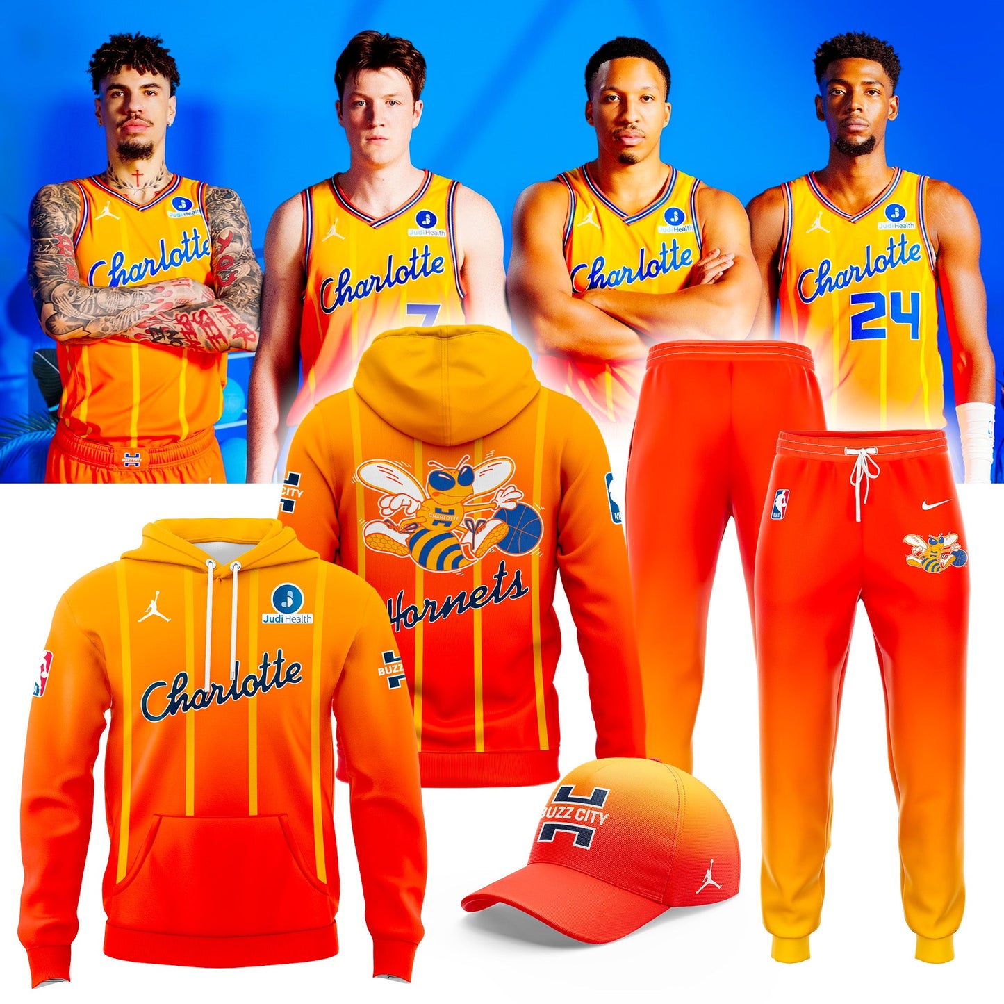 Charlotte Hornets 2025-26 City Edition Hoodie