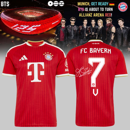 BTS WORLD TOUR ‘ARIRANG’ x FC Bayern München Special presents for a special team! Jersey