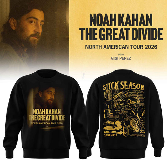 Noah Kahan “ The Great Divide Tour Merch Limited Sweater