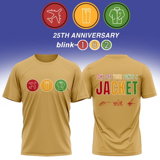 Blink-182 25th Anniversary Signature Collection – Limited Edition T shirt