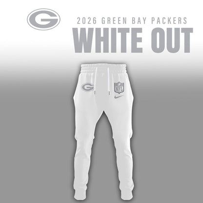Green Bay Packers 2026 White Out Limited Edition Hoodie