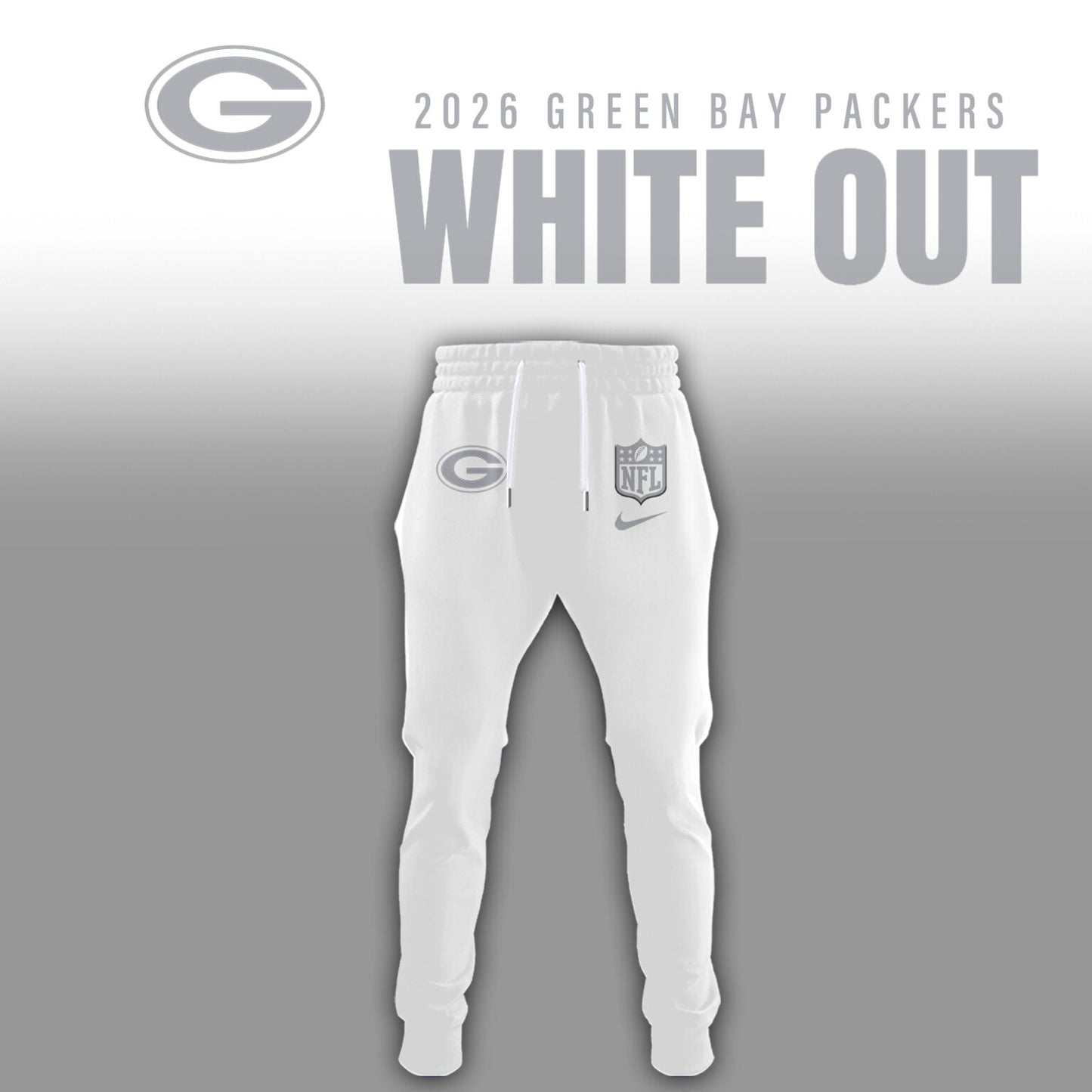 Green Bay Packers 2026 White Out Limited Edition Shirt
