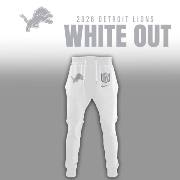 Detroit Lions 2026 White Out Limited Edition Shirt