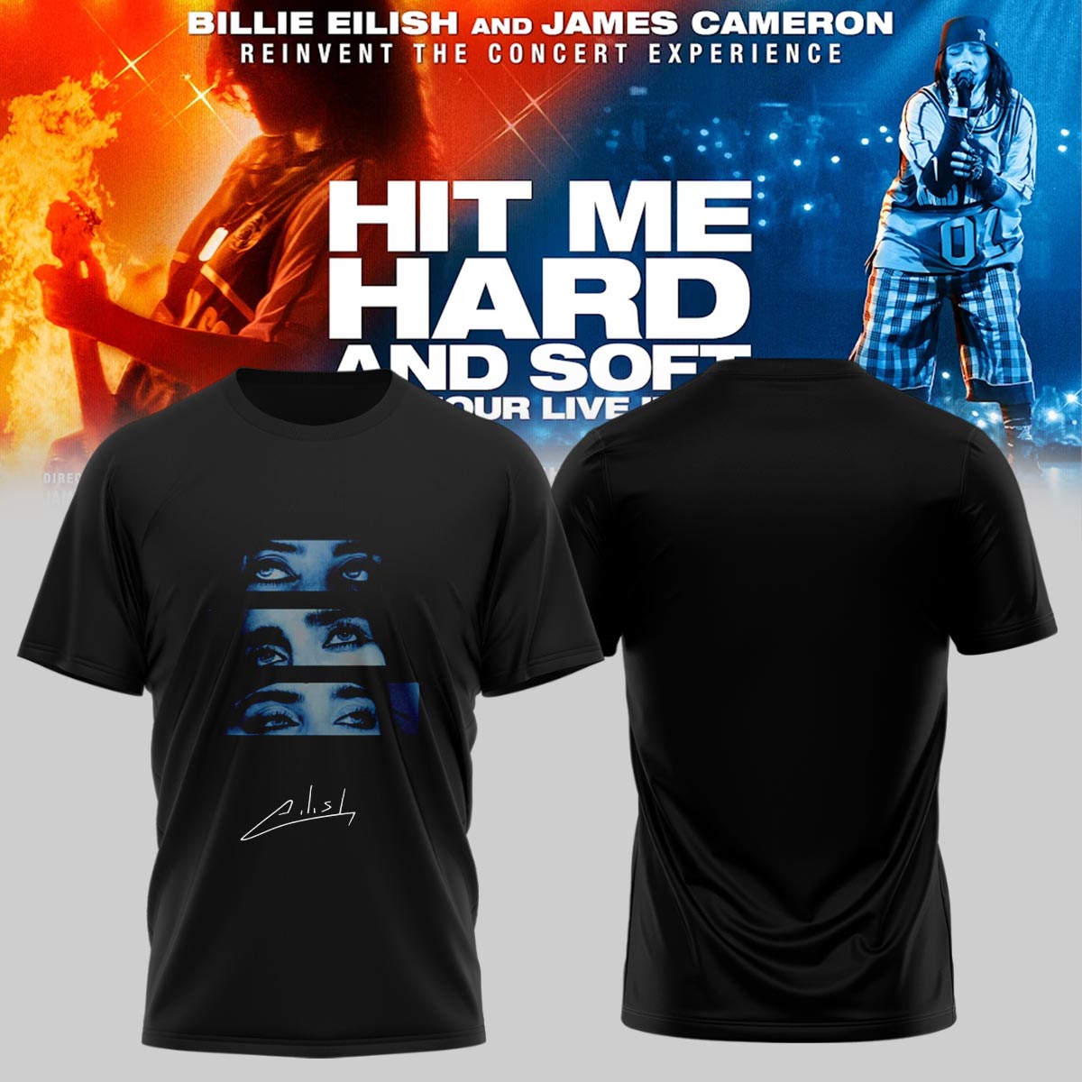 Billie Eilish Hit Me Hard and Soft: The Tour Shirt