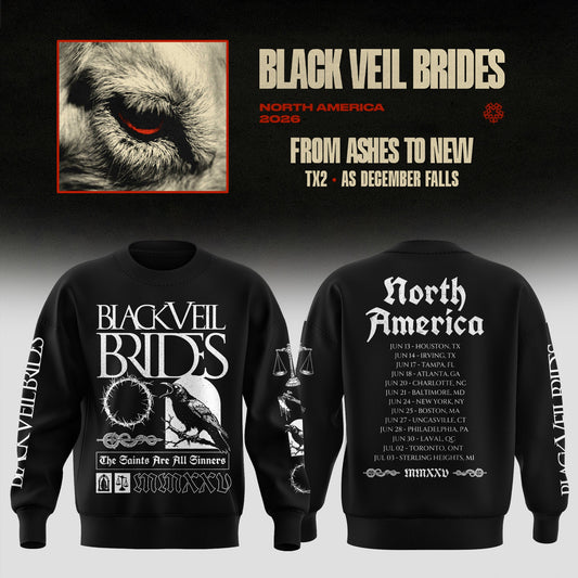 Black Veil Brides “ From Ashes To New Tour (North America 2026) Sweater
