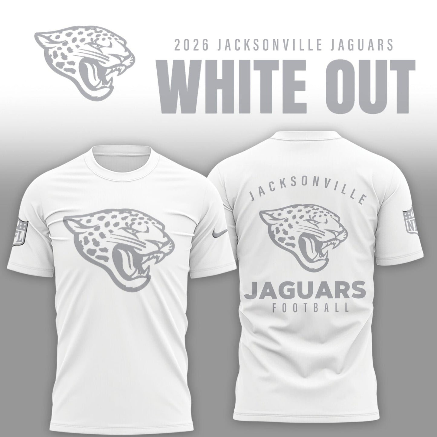 Jacksonville Jaguars 2026 White Out Limited Edition Shirt