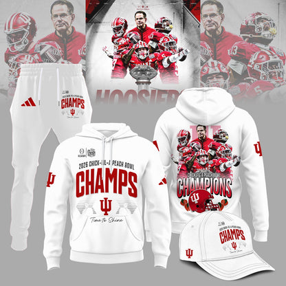 Indiana Hoosiers 2026 Peach Bowl Champions Limited Hoodie
