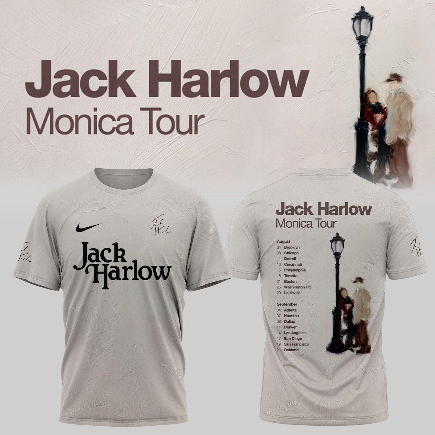 Jack Harlow Monica Tour Merch “ Limited TShirt