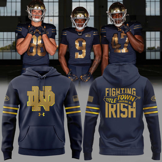 Notre Dame Football 2026 Shamrock Series Hoodie for Fans